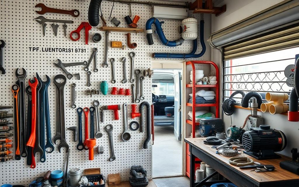 Chirobase workshop in Kepong with organised tools and service van